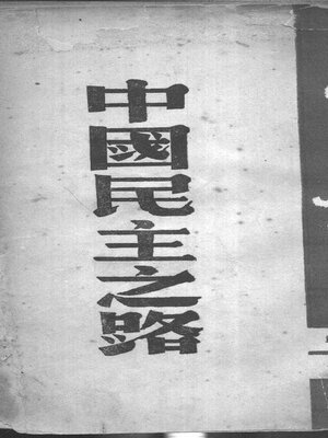 cover image of 中国民主之路